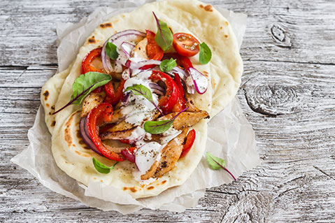 Obraz BBQ kuřecí tortilly se skořicí